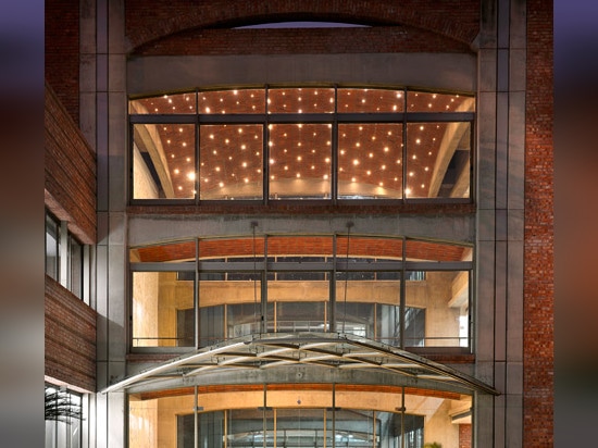 Indian office block by SPA Design features brick arches and stepped rooftop gardens