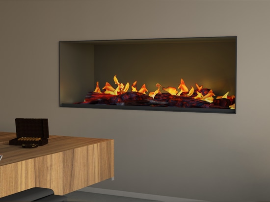 muenkel design wall fire electronic PRO [Opti-myst electric fireplace wall insert]