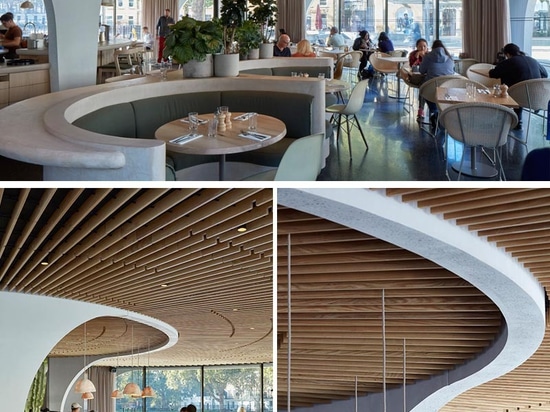 The Vardo Restaurant In London Has A Spiraling Design With A Rooftop Deck