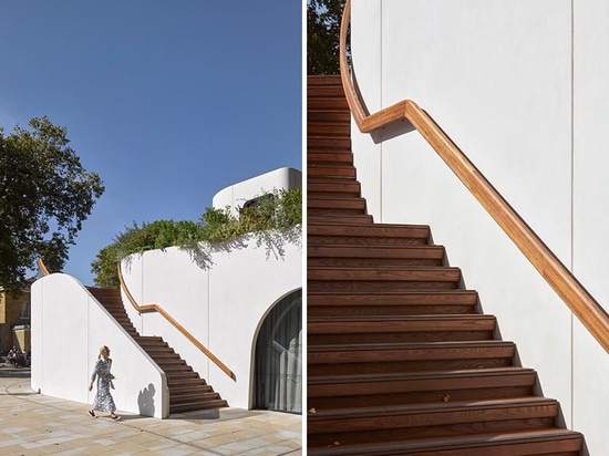 The Vardo Restaurant In London Has A Spiraling Design With A Rooftop Deck