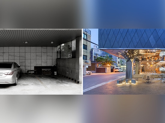 Before & After – A 1980’s Office Building Gets Covered In Creativity