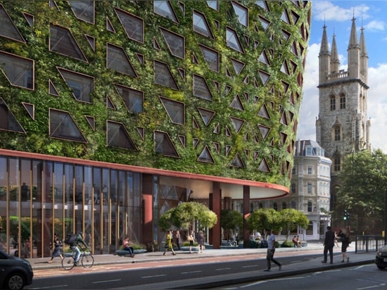 The largest green wall in Europe will absorb 8 tons of air pollution per year