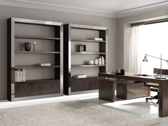 Elegant bookcases for executive office