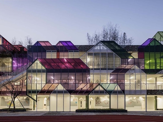 This Colourful Cottage-Like Primary School Acts As A Miniature Mountain Village In Hangzhou