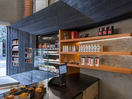 This Cafe In San Francisco Has An Interior Covered In Scorched Wood