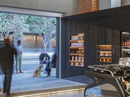 This Cafe In San Francisco Has An Interior Covered In Scorched Wood