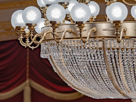 Murano glass chandelier galli theater