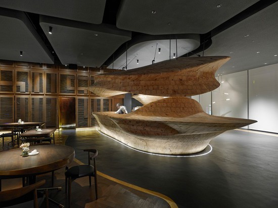 This Restaurant Is Filled With Organically Sculptured Wooden Structures