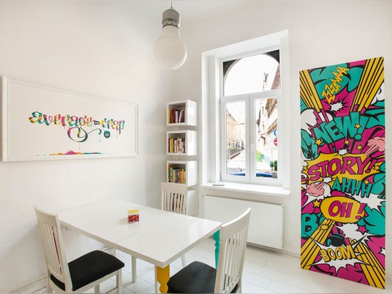 This Office Is Filled With Graphics And Artwork Inspired By Pop Culture