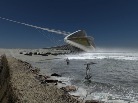 Hydroelectric art gallery will generate enough wave power to be 100% self-sustaining