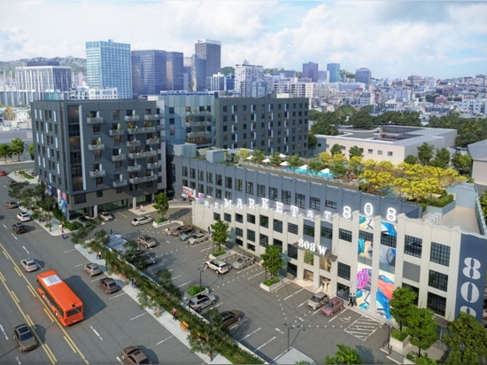 The rooftop of the original building will feature a pool for the residents of the complex.