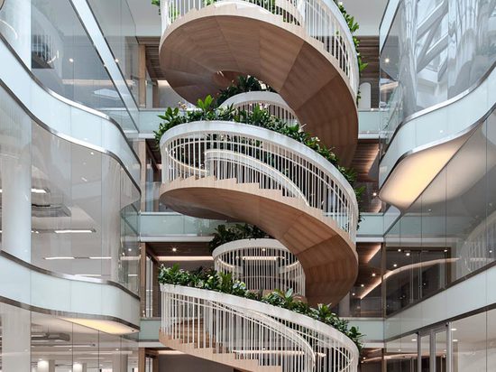 The project's centrepiece is its spital oak staircase, which was created in collaboration with designer Paul Cocksedge