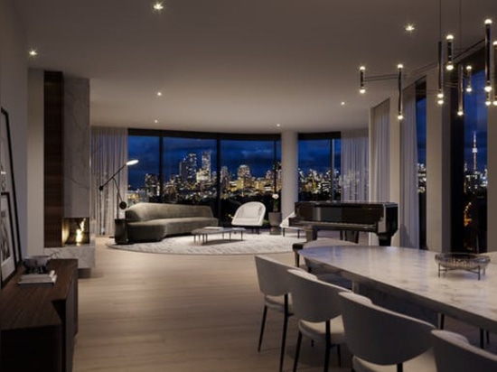 Dining and living room view.