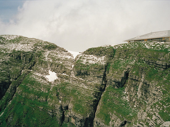 Chäserrugg is the easternmost of the seven peaks that comprise Switzerland's Churfirsten Massif   Read more at http://www.wallpaper.com/architecture/on-the-summit-herzog-de-meuron-complete-mountain...