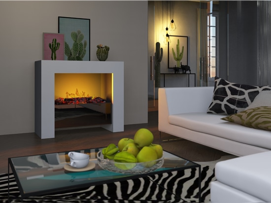 muenkel design bridge [modern Opti-myst design electric fireplace]