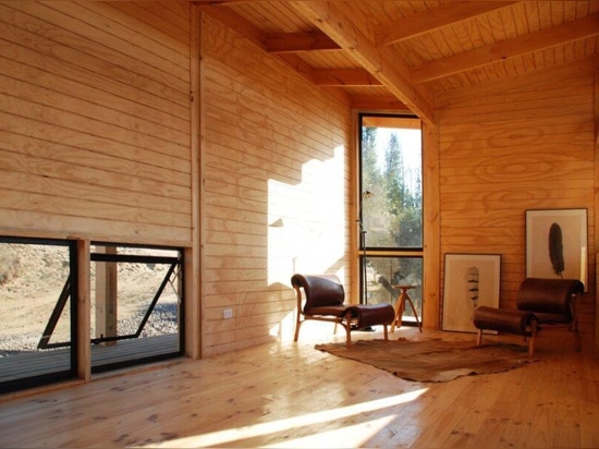 Solar-powered timber home in Chile embraces ocean views