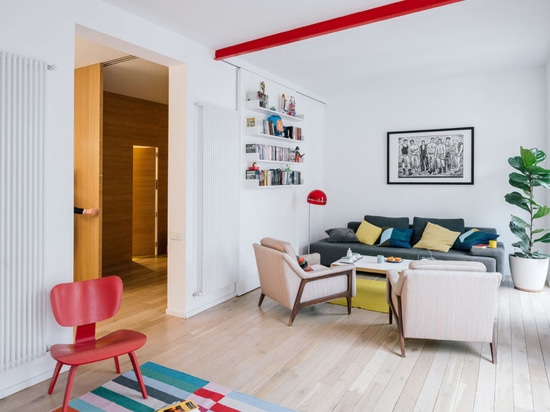 sequencehouse: A 124-Square-Meter Flat in Madrid Filled with Primary Colors