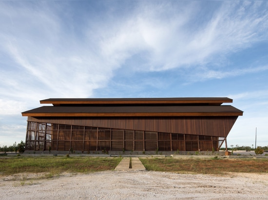 Oikumene Church in Indonesia made entirely from wood