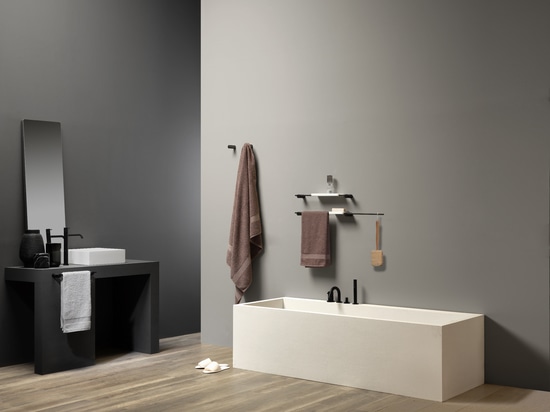 Eclecticism, dynamism and total freedom of composition: Ritmonio presents ELEMENTA, the new series of accessories that allows you to create unique and highly customized bathroom environments.