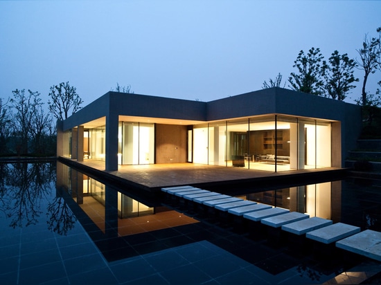 Swimming pool collection with bamboo exterior decking [ Residential ]