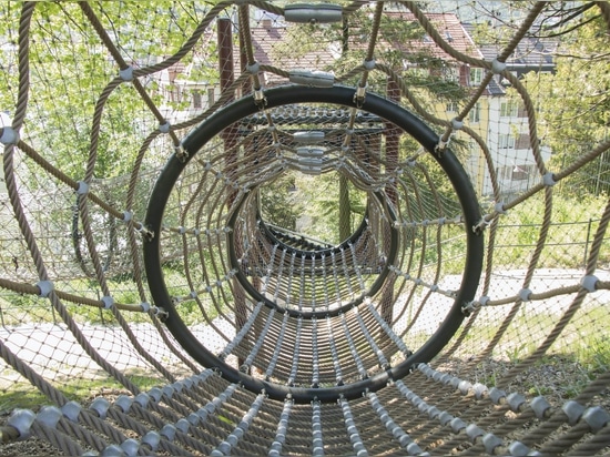 Climbing Path in Nygårdsparken, Bergen, Norway