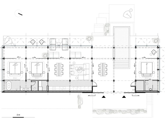 To understand the layout of the house, here’s a look at the floor plan.