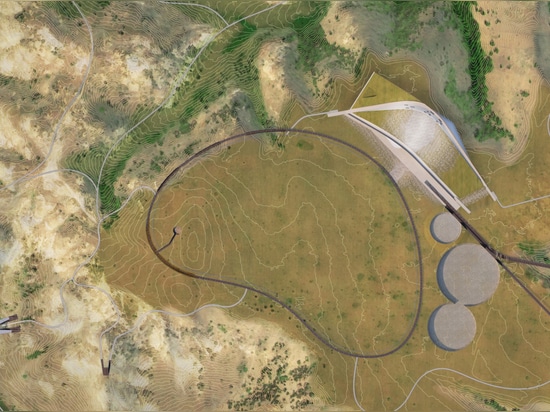 Topographic plan of the future Theodore Roosevelt Presidential Library