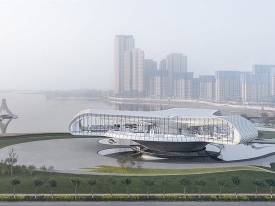 The Wave's setting in Binhai New Area, Tianjin.