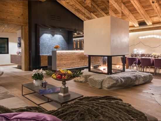 Vague 3D in a luxury chalet