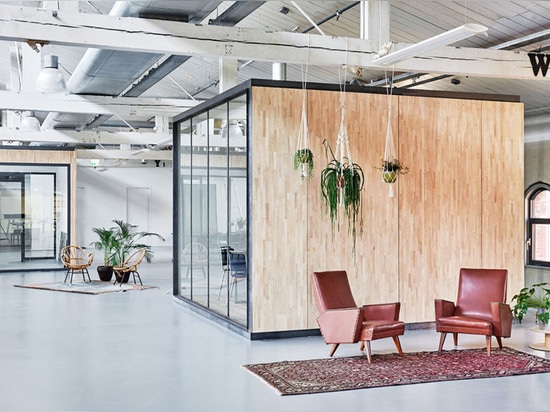 The smartphone manufacturer wanted to create its own workspaces as transparent offices built from reused materials.   Read more: Fairphone’s Amsterdam offices built inside an old warehouse using re...