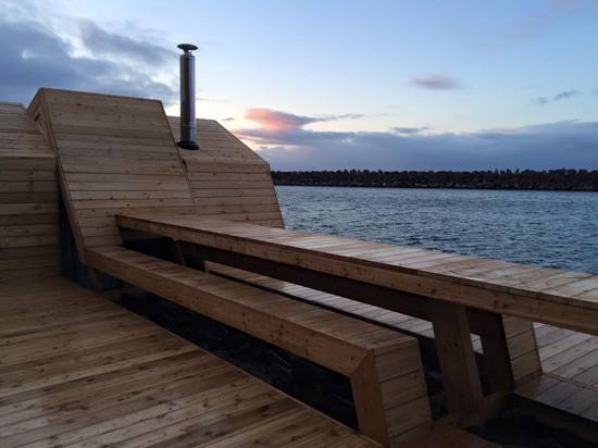 The 15-square-meter sauna building is part of an ongoing Art and Culture Production Centre development project that will also oversee the renovation of the quay’s three historic buildings.   Read m...