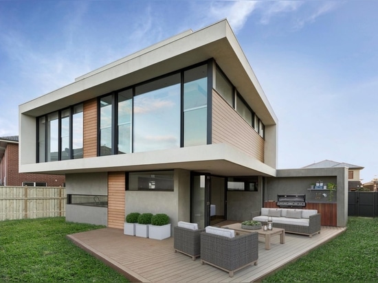 The Living Room Was Placed On The Top Floor Of This Home So They Could Enjoy The Water Views