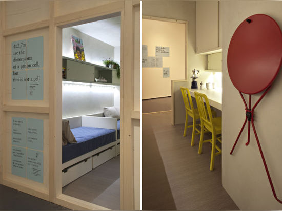 In prison, due to limited space and resources, objects often serve multiple purposes.   Read more: The Freedom Room is a Low-Cost Micro Apartment Designed by Prison Inmates Freedom Room-Cibicworksh...