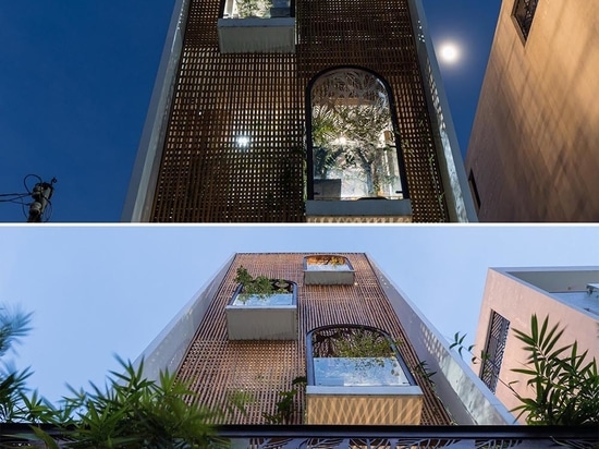 Metal Screens With A Leaf Motif Adorn Both The Interior And Exterior Of This Home