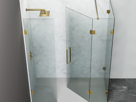 Eva-Neos side plate - 180° glass-glass - Glass-Wall 90° clamp