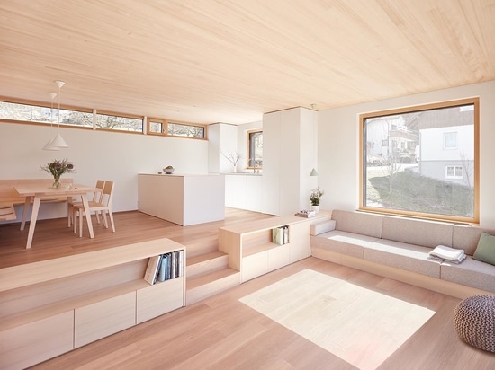 The Light Wood Used Throughout The Interior Of This Duplex Home Keeps It Bright And Modern