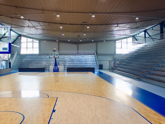 PREFABRICATED GRANDSTANDS AT THE PALABERTOCCHI (ORZINUOVI)