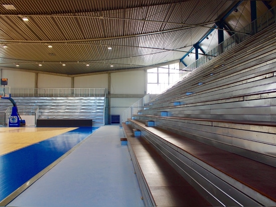 PREFABRICATED GRANDSTANDS AT THE PALABERTOCCHI (ORZINUOVI)