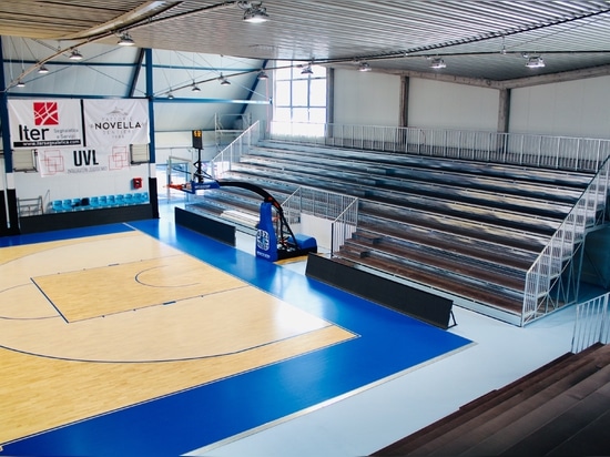 PREFABRICATED GRANDSTANDS AT THE PALABERTOCCHI (ORZINUOVI)