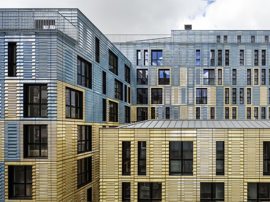 Coallia : a chameleon residence with iridescent terracotta scales