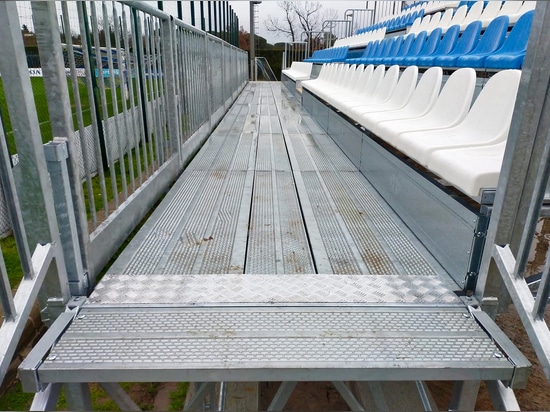 PREFABRICATED GRANDSTAND AT THE SPORTS CENTER OF FORMELLO