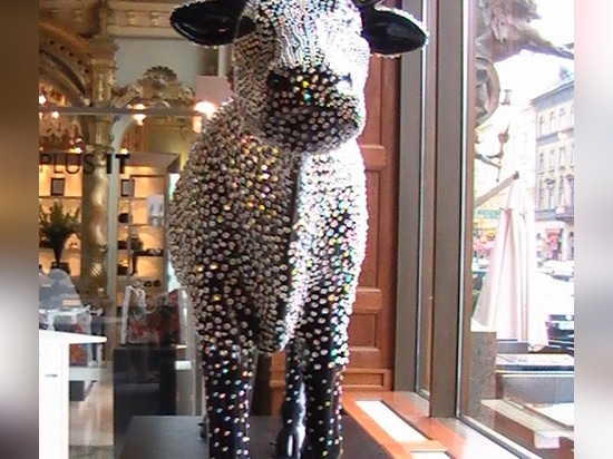 Milky Way, the Swarovski crystal cow