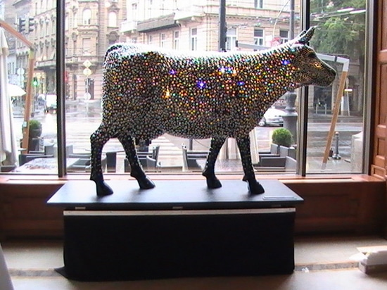 Milky Way, the Swarovski crystal cow