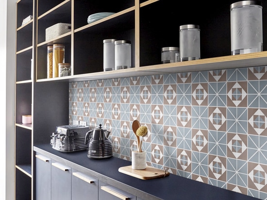 How to Create an Open-Space Kitchen with Cement Tiles