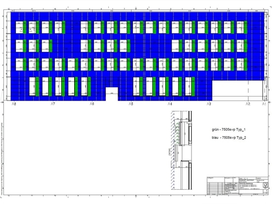 driving rain-resistant louvre Type SWP-1 (BSRIA Ltd. DIN EN 13030)