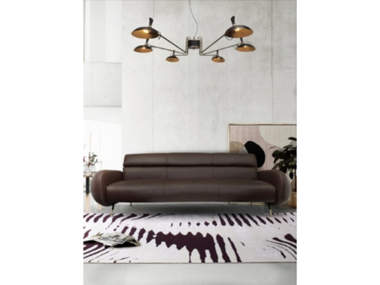 Marco sofa has a touch of Italian craftsmanship with all the style of mid-century design that features a contemporary twist. Its dark burgundy leather makes it feel sober but stylish, the perfect c...