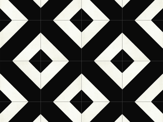 Always on Trend: Black and White Cement Tile