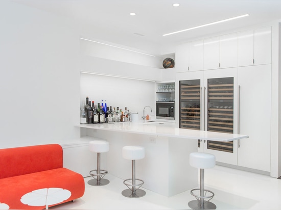 Seating Nooks Were Built Into A Wall Of Shelving In This Kid’s Playroom