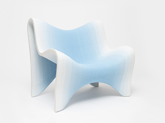 3D Printed Gradient Furniture Collection by Philipp Aduatz