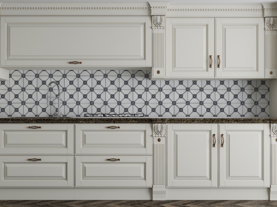 THE KITCHEN DESIGNS WITH BEAUTIFUL CEMENT TILES